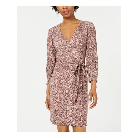 CITY STUDIO Dresses & Skirts - CITY STUDIO Womens Beige Long Sleeve Above The Knee Sheath Dress XXS